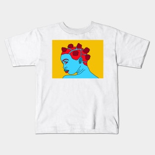 Baby Blue Bantu Kids T-Shirt